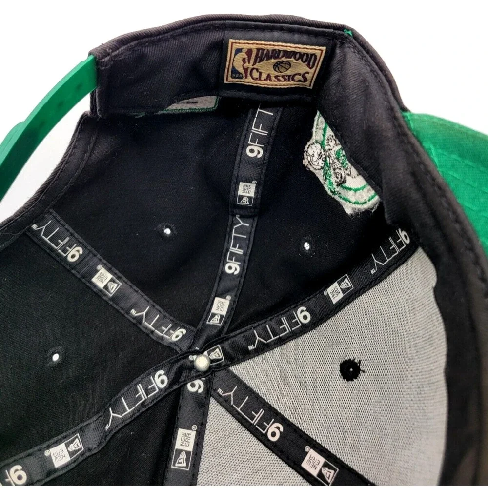 BOSTON‎ CELTICS HAT CAP SNAP BACK CAP NEW ERA HARDWOOD CLASSICS MENS